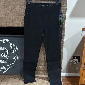 Tribal Women's Black Ankle Legging Jeans